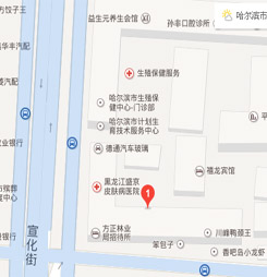 哈尔滨盛京白癜风医院地图